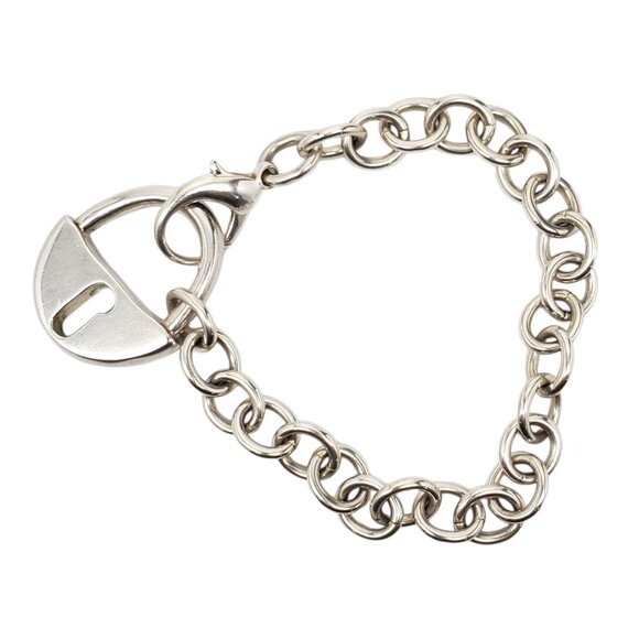 Robert Lee Morris Jewelry - Robert Lee Morris Sterling Silver Padlock Charm Link Bracelet #23657